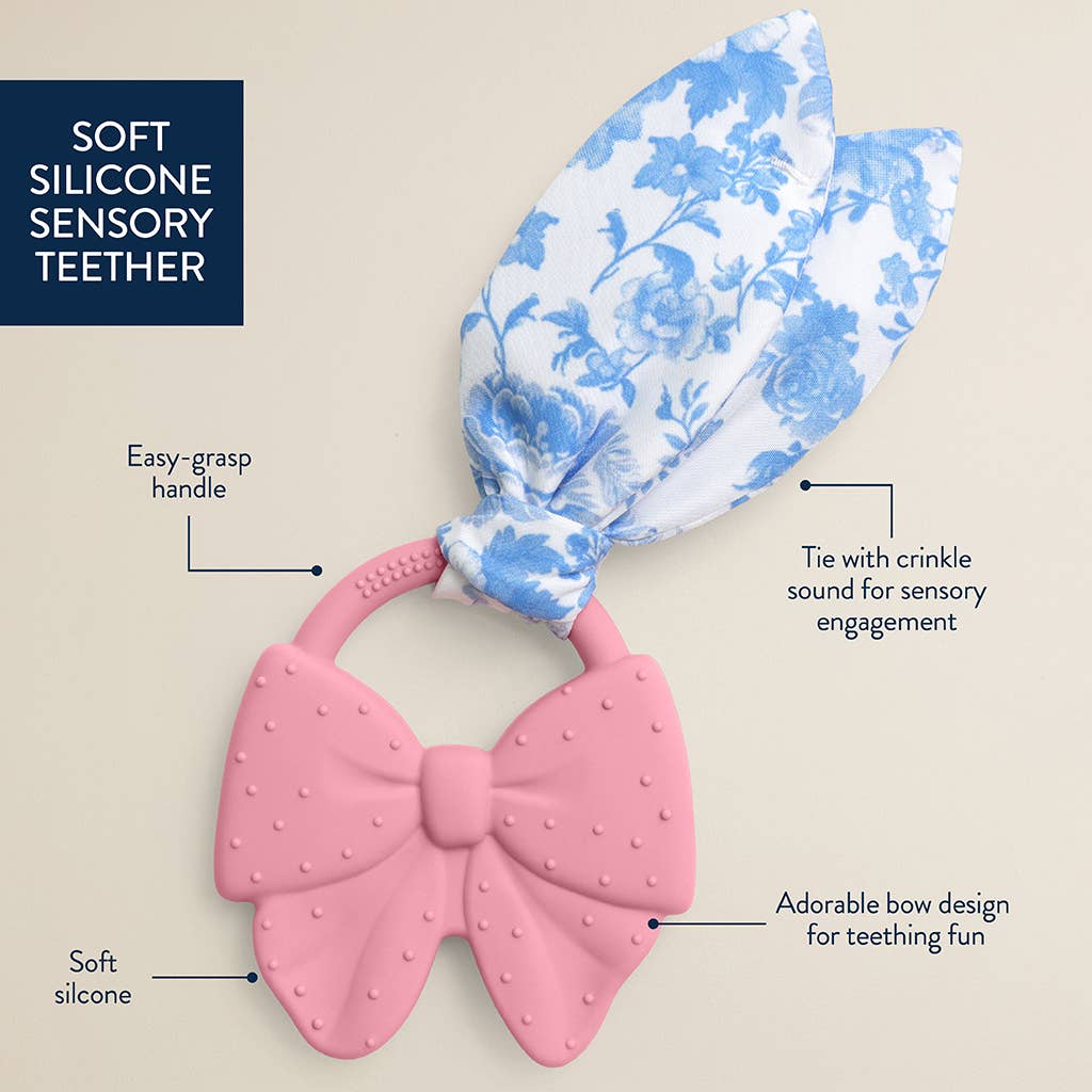 Pretty Pink Bow Crinkle Crew™ Teether - Itzy Ritzy