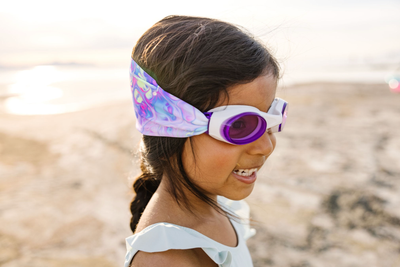 Pastel Swirl Swim Goggles