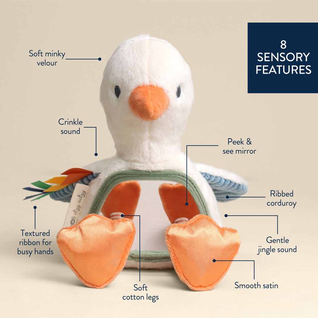 Goose Sensory Tummy Time Mirror - Itzy Ritzy