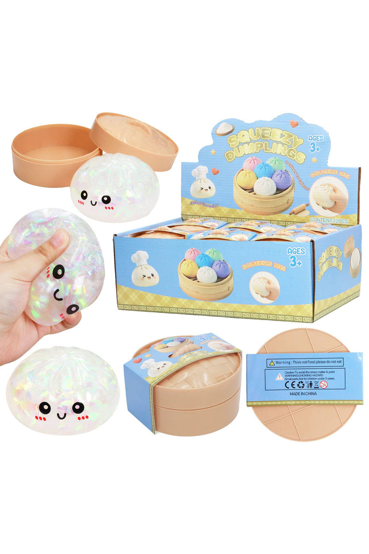 Large Glitter Dumpling Squishy