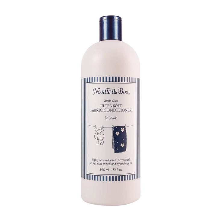 Ultra-Soft Baby Fabric Conditioner, Crème Douce, 32 oz - Noodle & Boo