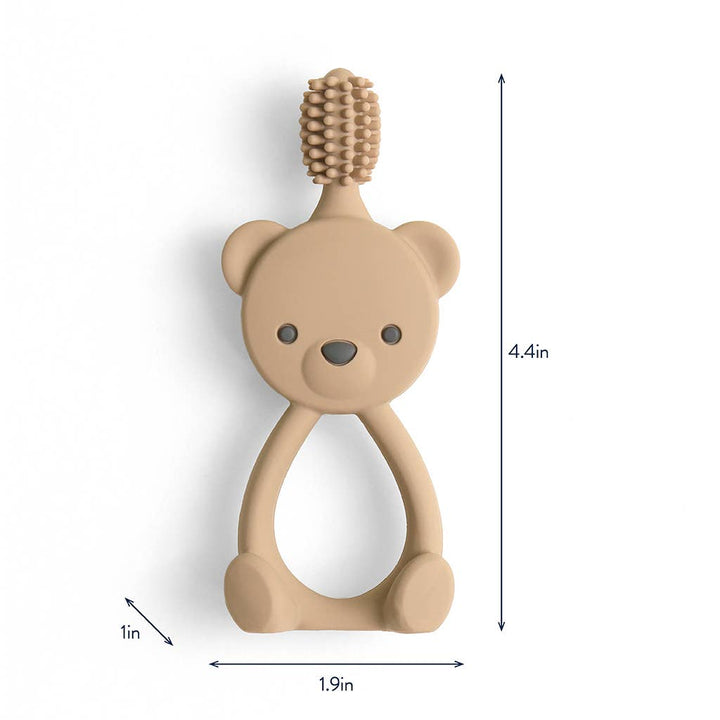 Bitzy Bear Toothbrush™ - 360-degree Training Toothbrush - Itzy Ritzy