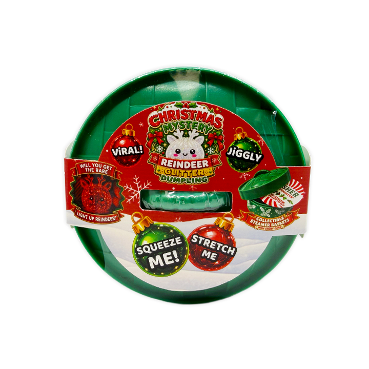 Christmas Mystery Reindeer Dumpling Squishy Toy
