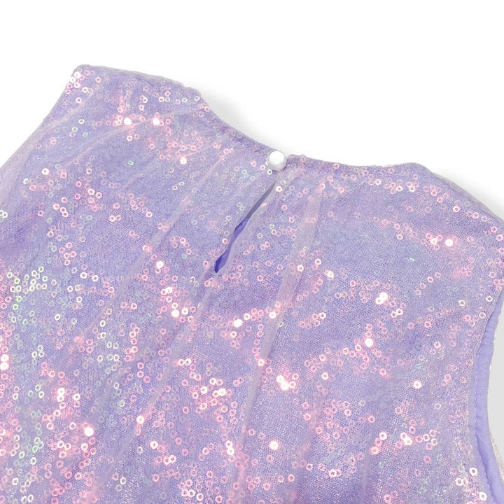 Sequin Layer Dress ( 2 Colors): Pink & Purple - Doe a Dear