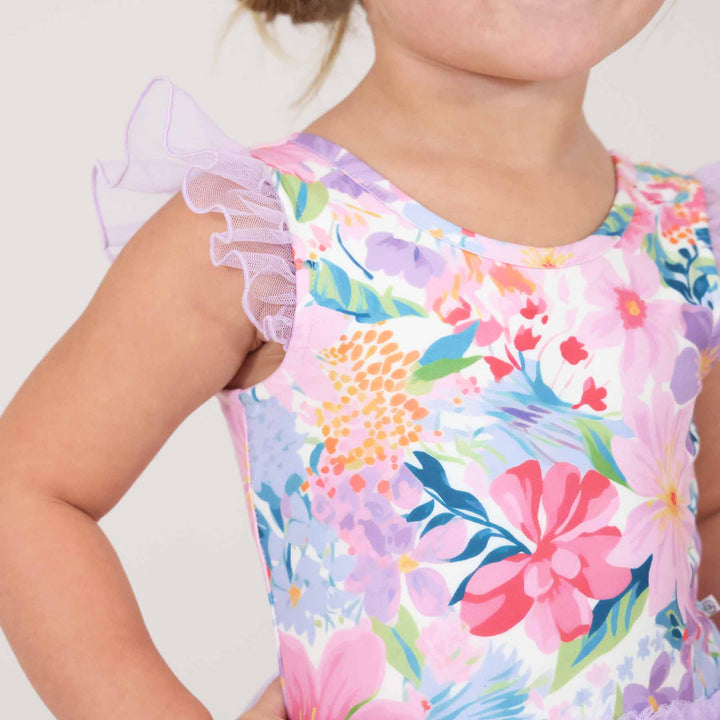 Lavender Wildflower Leotard - Caden Lane