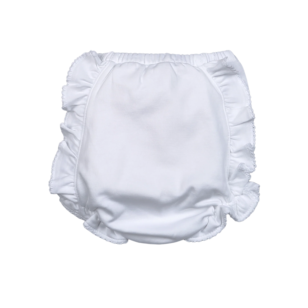 White Pima Toddler Bloomers - Baby Loren