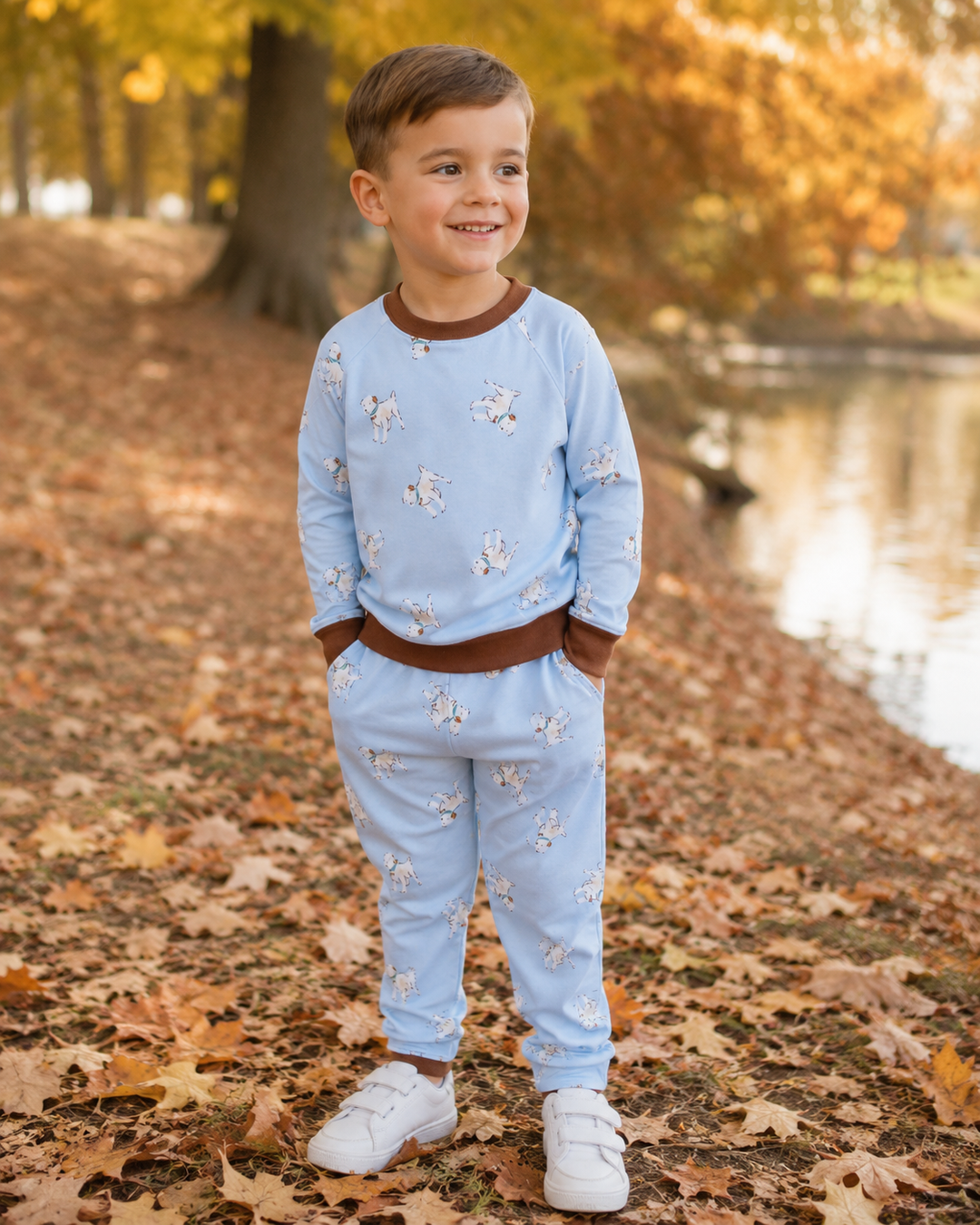 Bluebell Pups Jogger Set - The Oaks Apparel