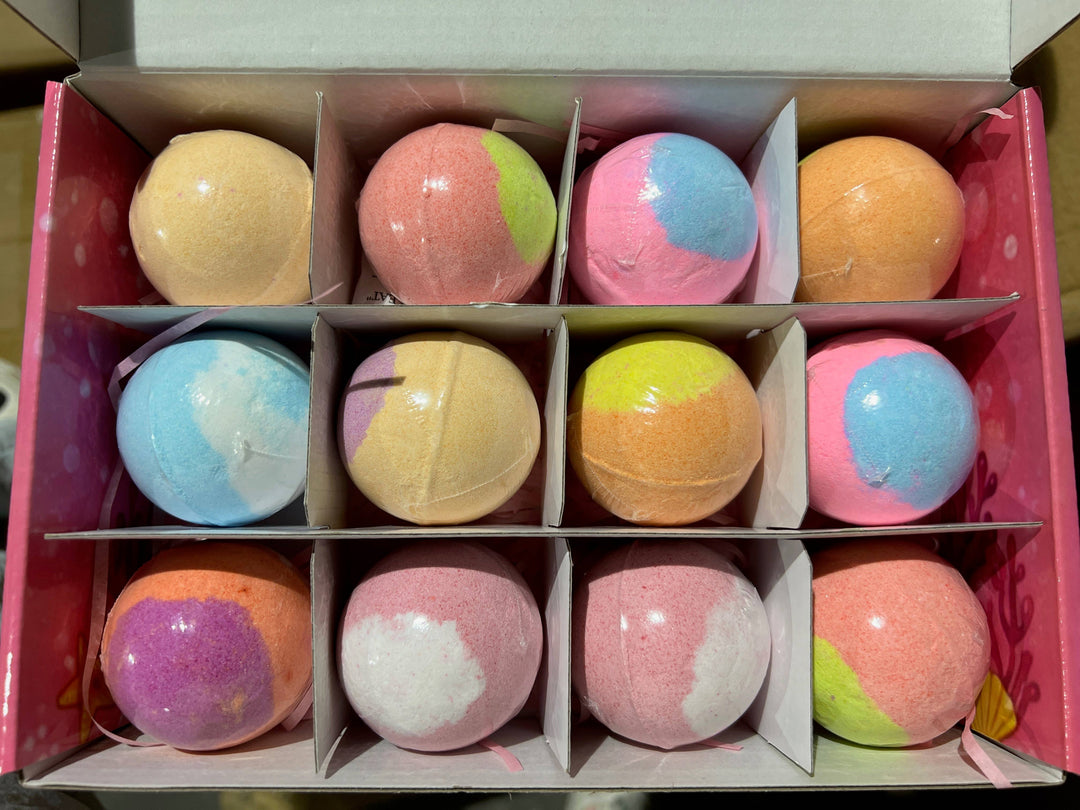Mermaid Theme Bath Bomb, Surprise Inside