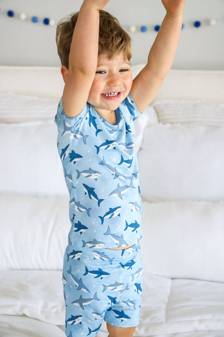 Shark Fin Friends Pajamas - Caden Lane