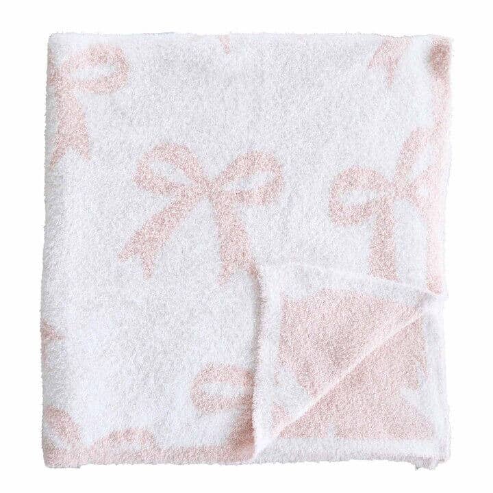 CuddleLane™ Bows Luxe Blankets - Caden Lane