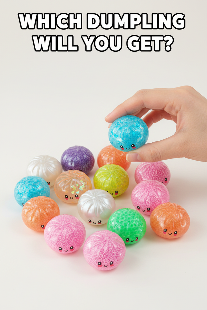 Glitter Mystery Mini 2.5" Dumpling Squishy
