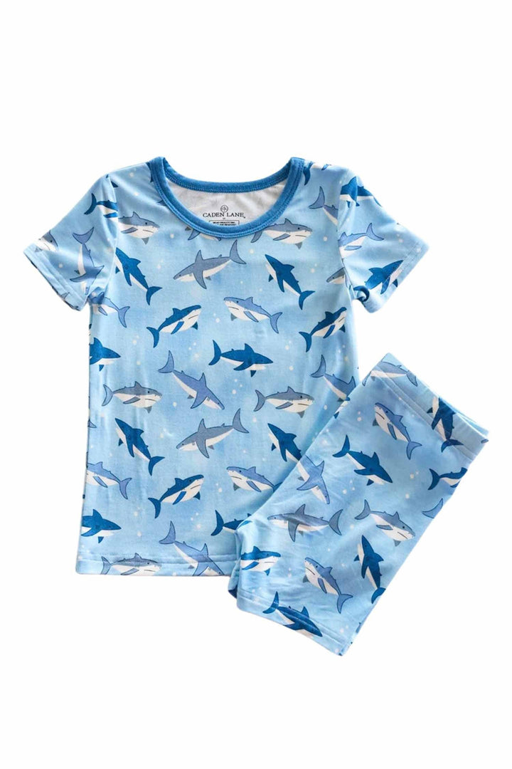 Shark Fin Friends Pajamas - Caden Lane
