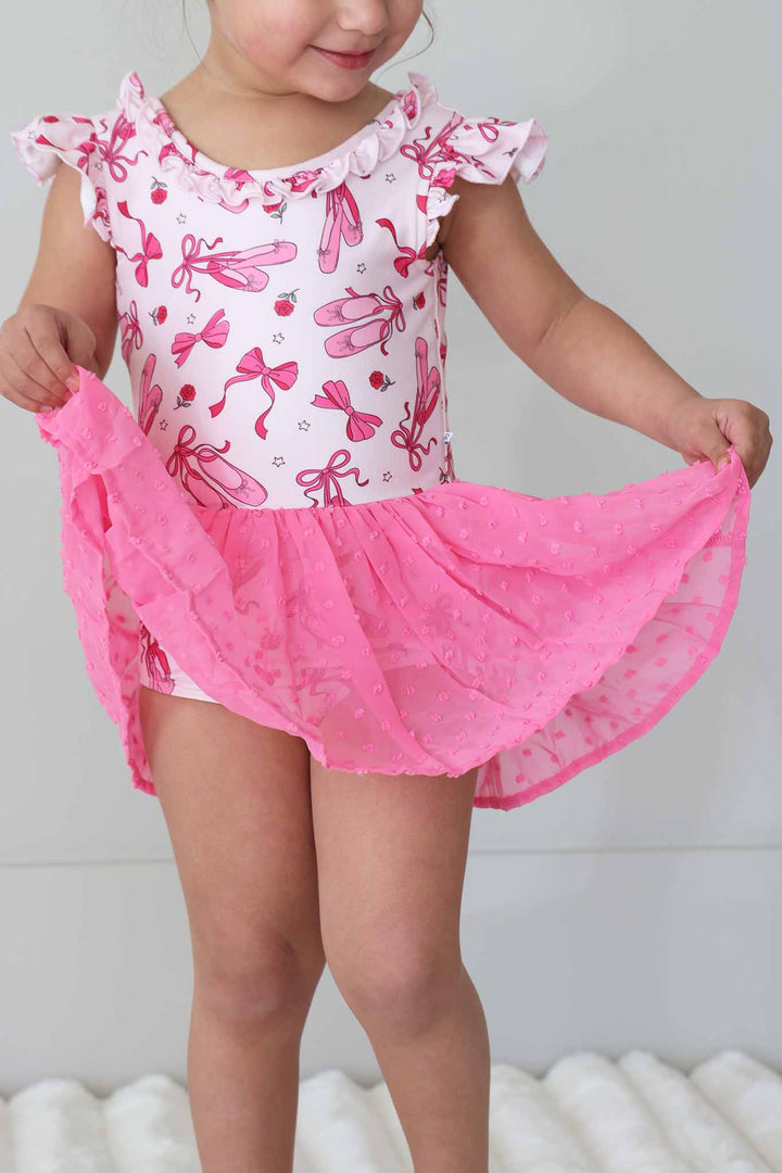 Pink Ballet Dance Leotard - Caden Lane