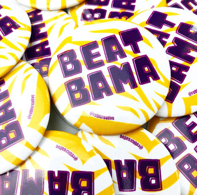 GAME DAY BUTTON - Beat Bama