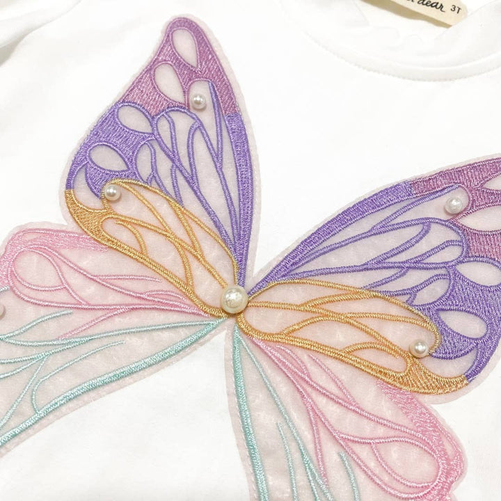 Colorful Butterfly Tee - Doe a Dear