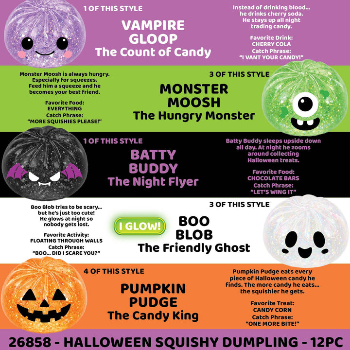 Halloween Mystery Dumpling Squishy Toy