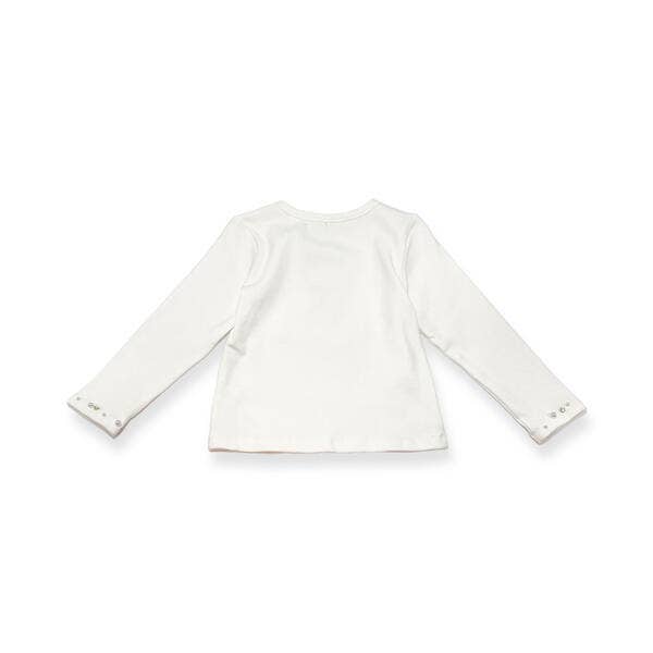 White Embellished Trim Top - Doe a Dear
