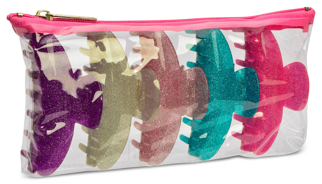 Glitter Hair Clip Set