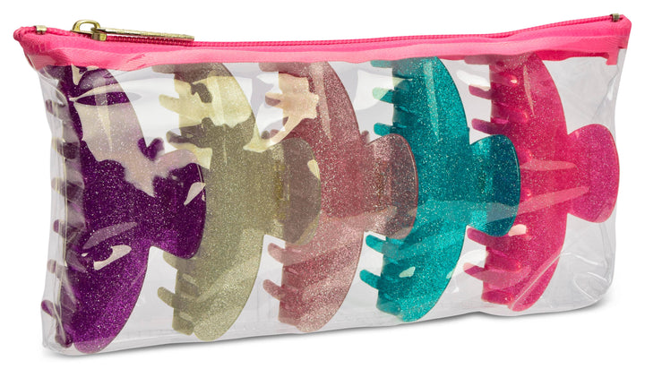 Glitter Hair Clip Set