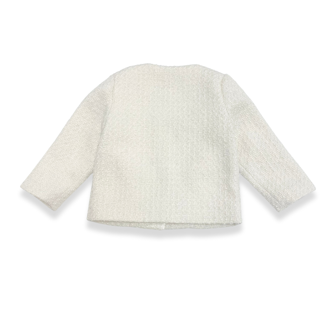 Feather Trim Tweed Dress & Jacket - Doe a Dear