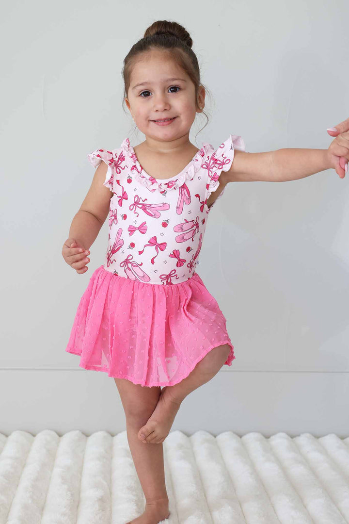 Pink Ballet Dance Leotard - Caden Lane