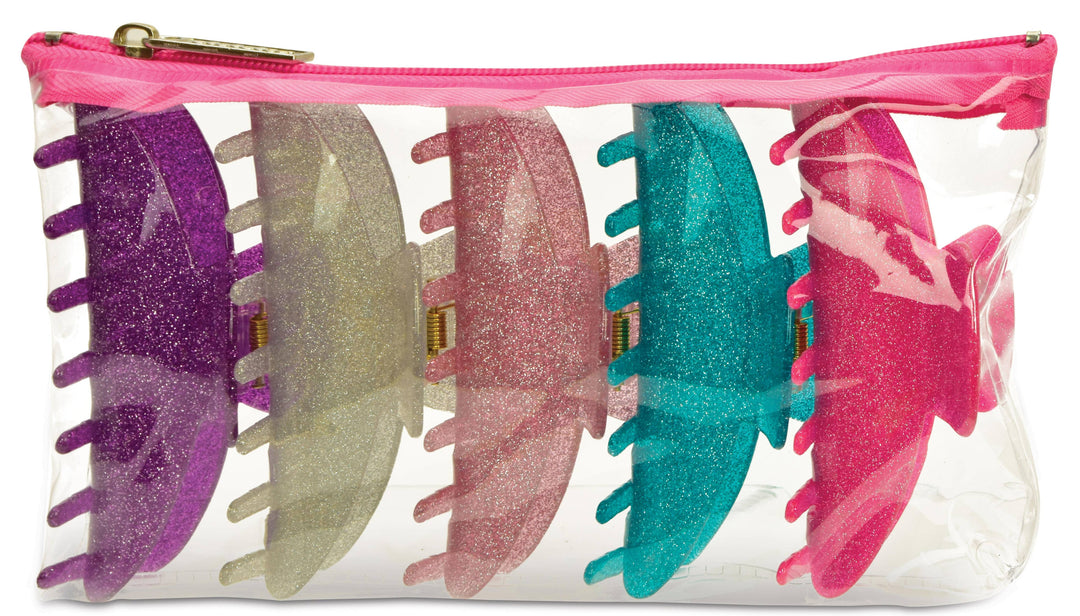 Glitter Hair Clip Set