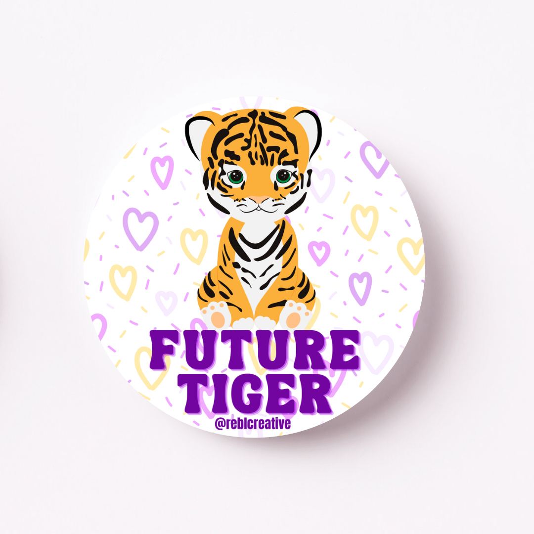 GAME DAY BUTTON - Future Tiger