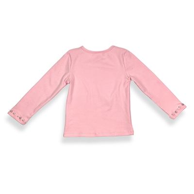 Pink Embellished Trim Top - Doe a Dear