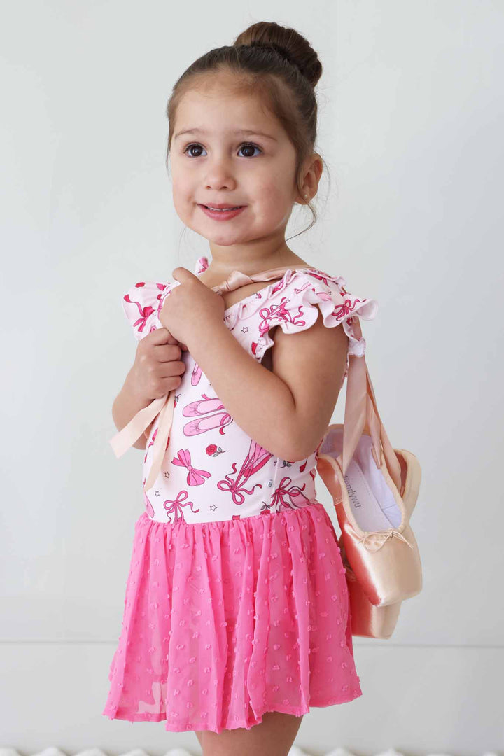 Pink Ballet Dance Leotard - Caden Lane