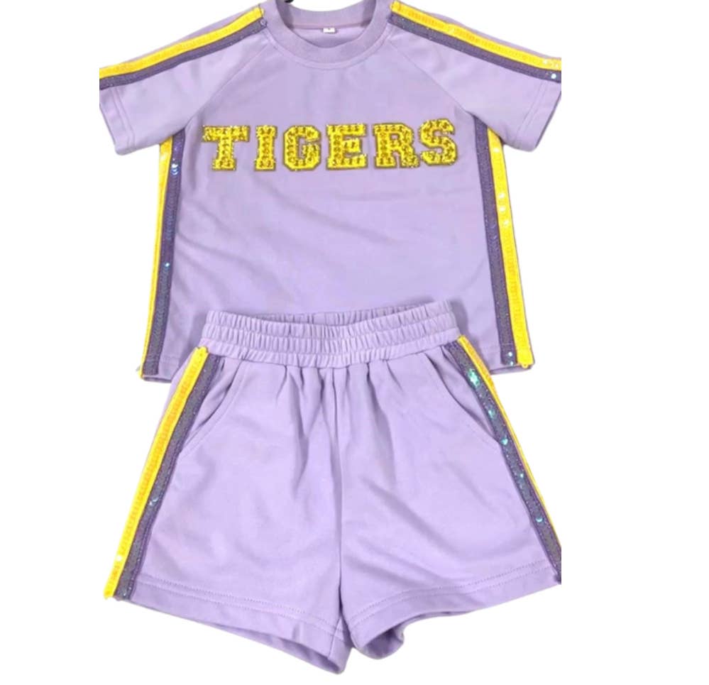 Tigers Glam Short Set