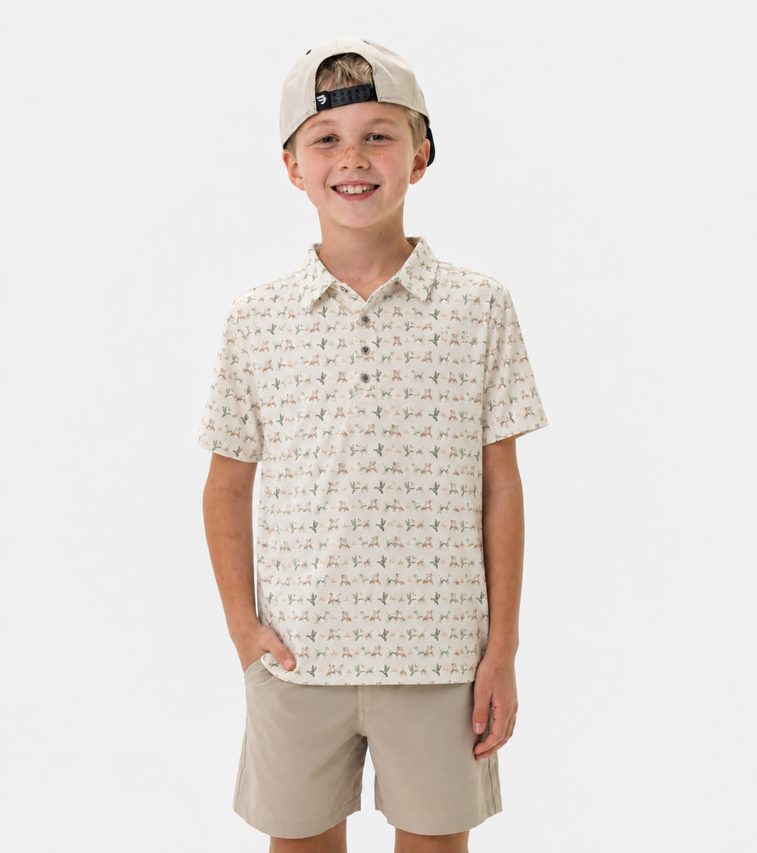 Mallard Duck Dog Youth Performance Polo - Burlebo