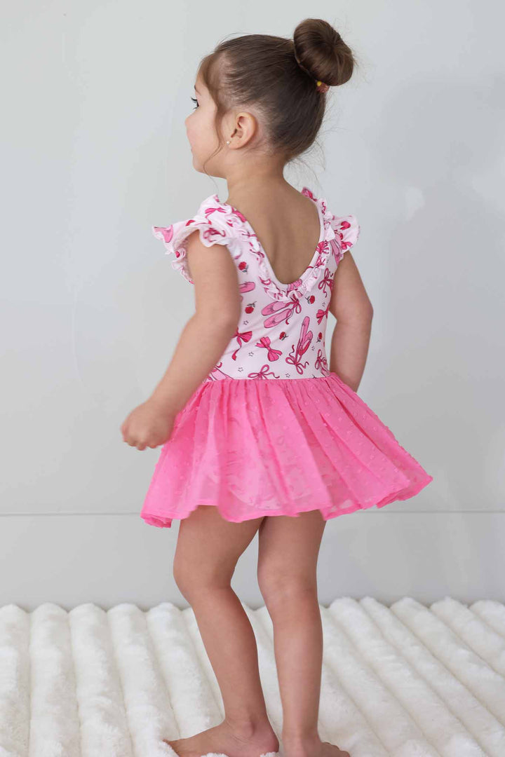 Pink Ballet Dance Leotard - Caden Lane