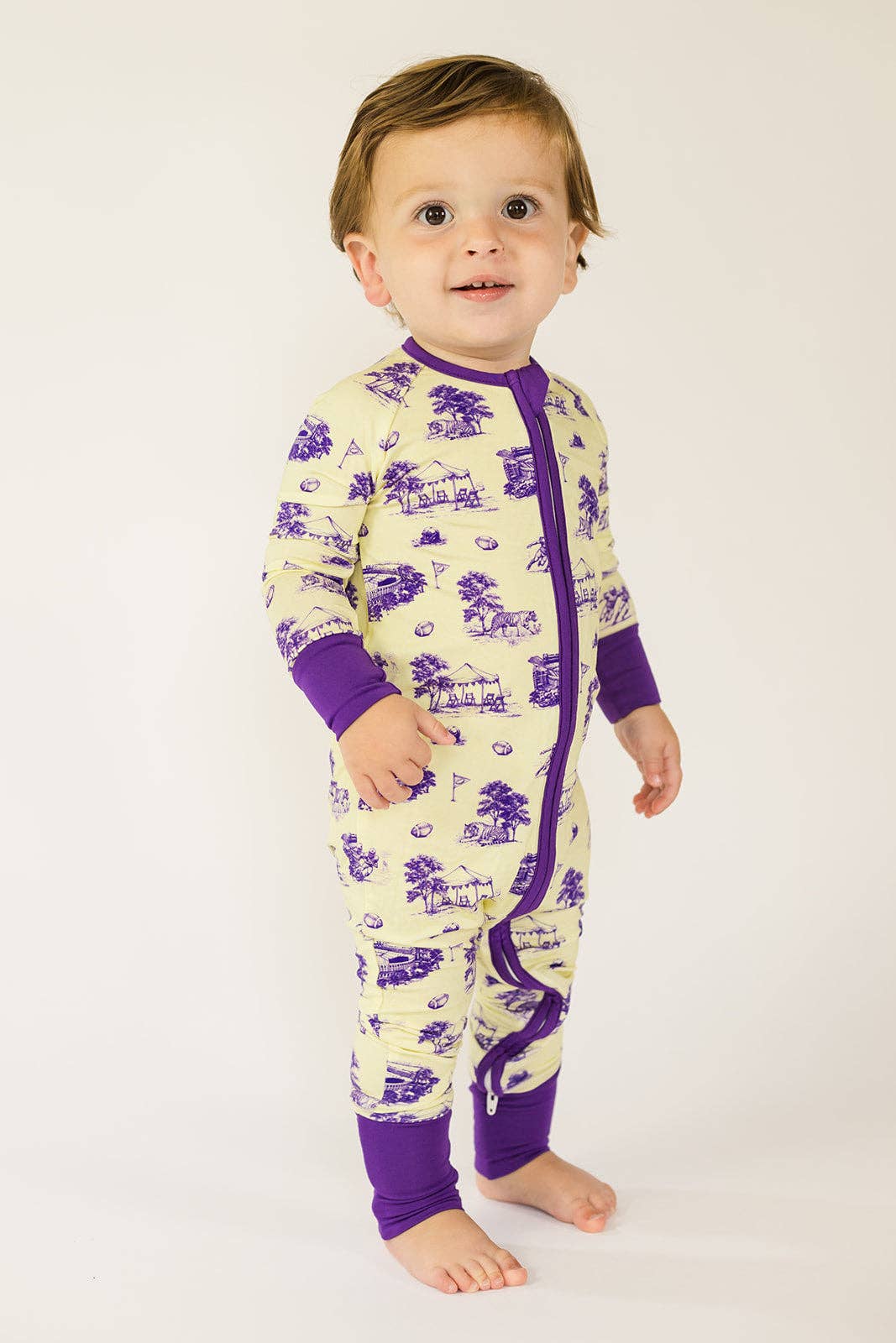 Tiger Toile Double Zipper Bamboo Sleeper - Southern Slumber -