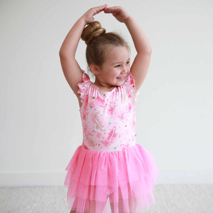 Triple Tiered Skirt Leotard - Caden Lane