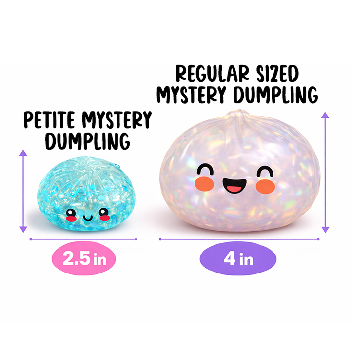 Glitter Mystery Mini 2.5" Dumpling Squishy