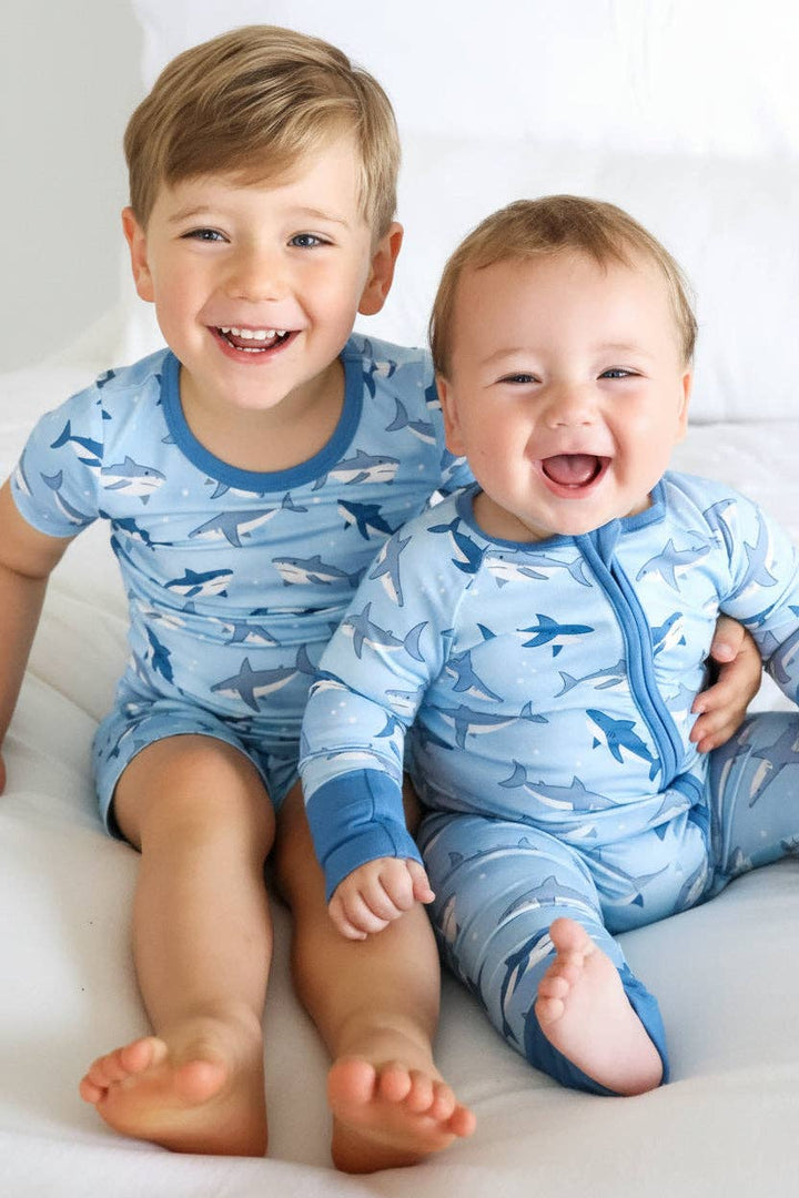 Shark Fin Friends Pajamas - Caden Lane