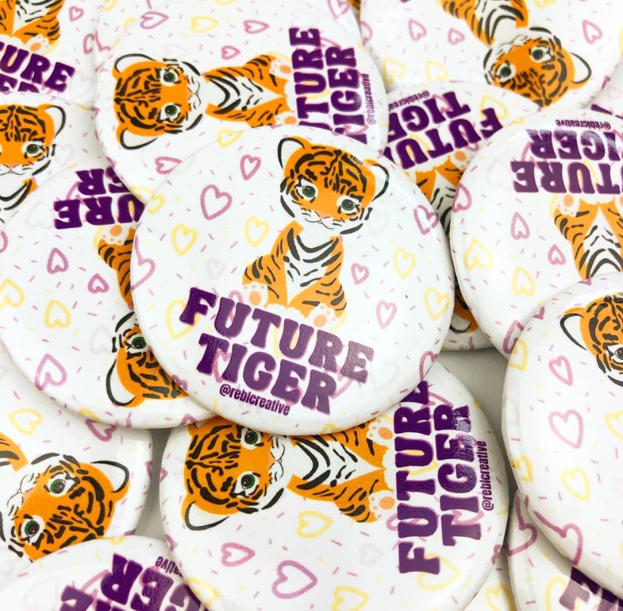 GAME DAY BUTTON - Future Tiger