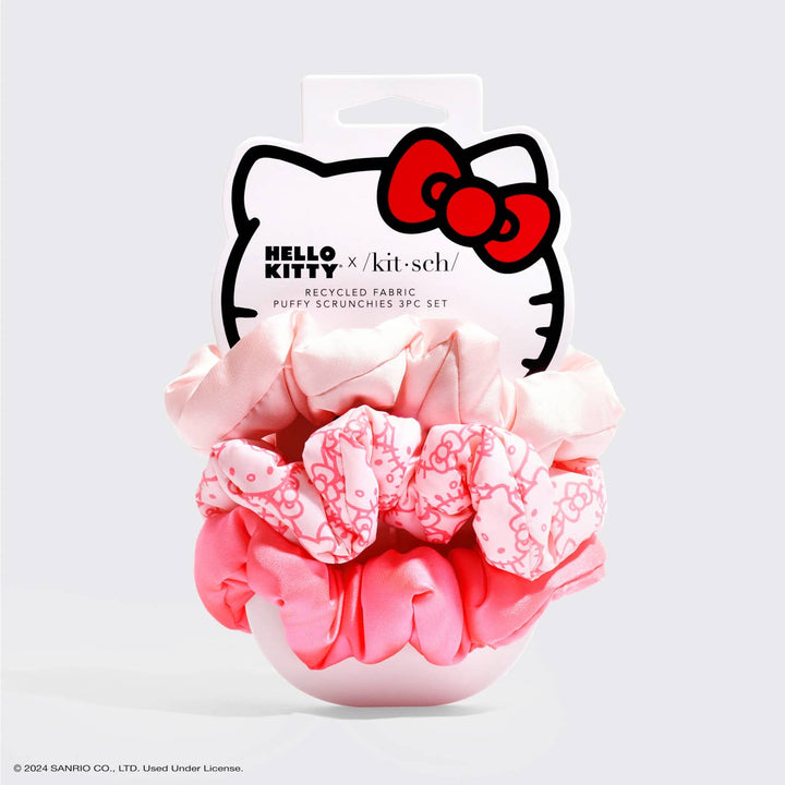 Hello Kitty x Kitsch Puffy Scrunchies 3PCS - kitsch