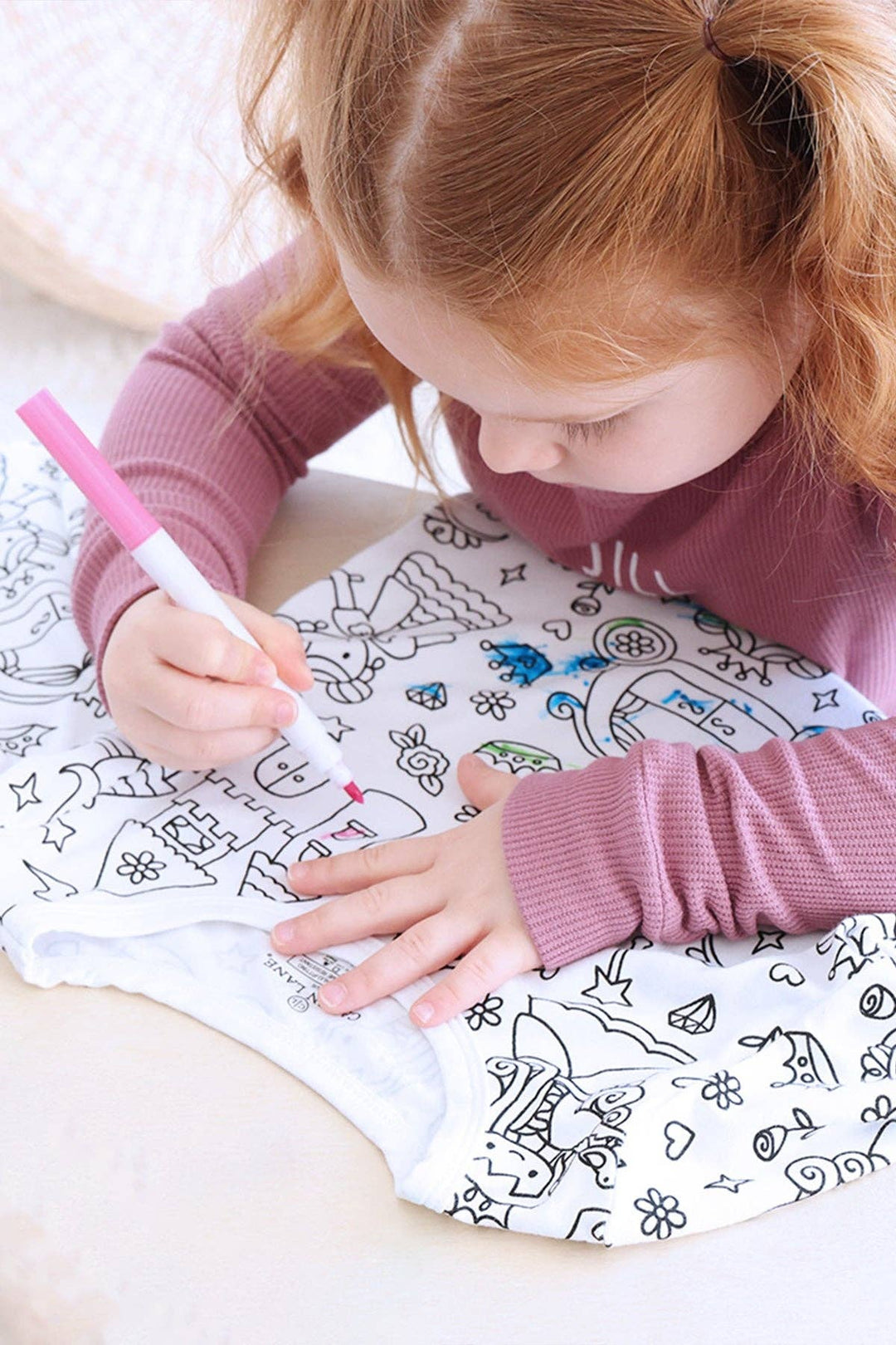 Colorable Princess Pajama Set - Caden Lane