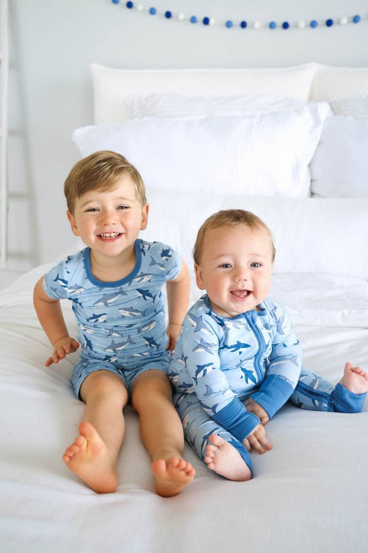 Shark Fin Friends Pajamas - Caden Lane