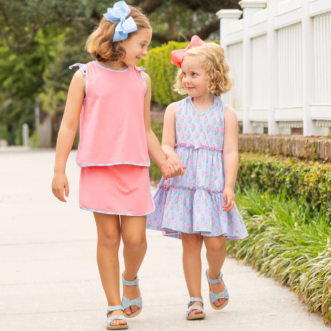 Coral Bouquet Skort Set - Shrimp & Grits Kids
