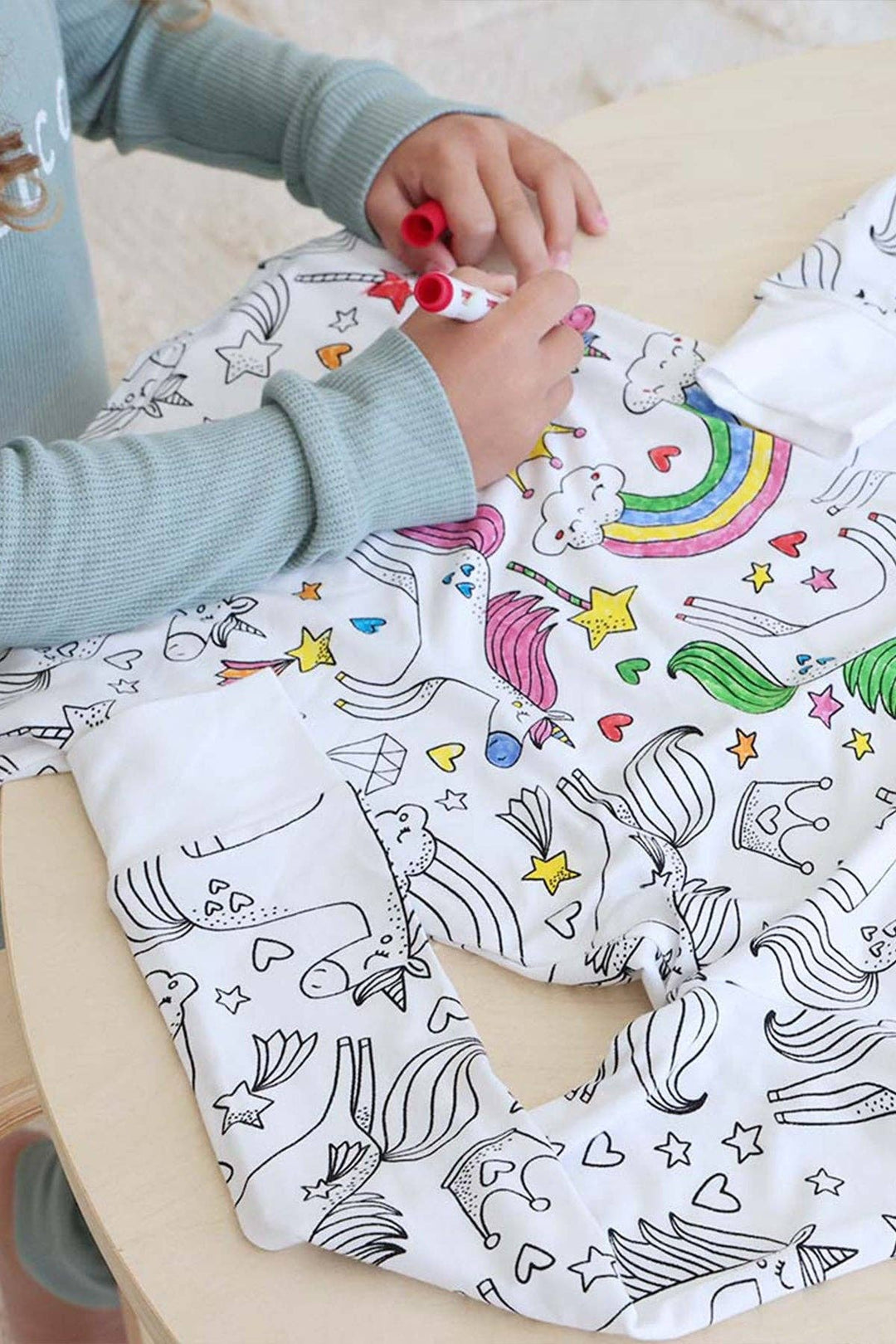Enchanted Unicorns Colorable Pajamas - Caden Lane
