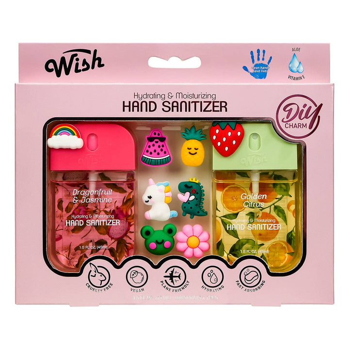 Kids Decorative Charm Hand Sanitizer Collection Case