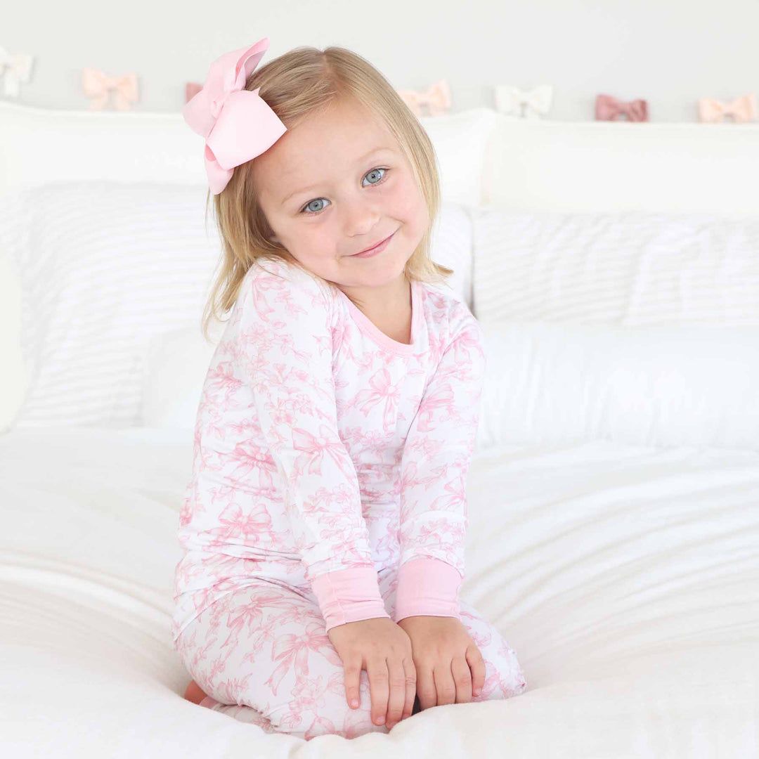 Fancy Frills Two Piece Pajama Set - Caden Lane