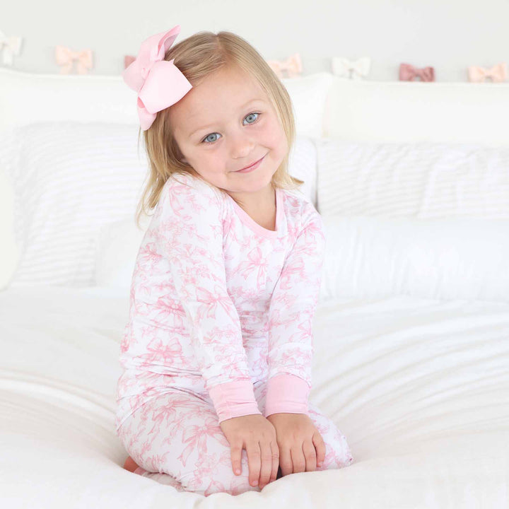 Fancy Frills Two Piece Pajama Set - Caden Lane