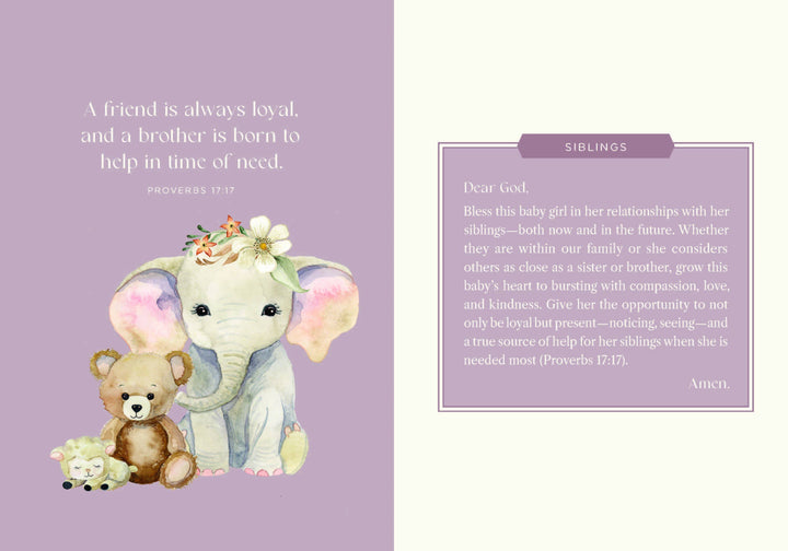 Prayers for My Baby Girl Book