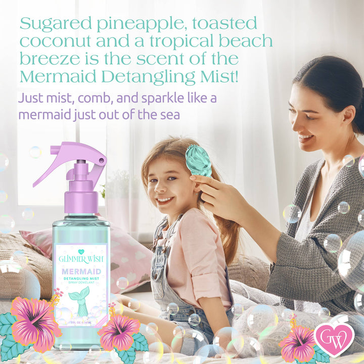 Mermaid Hair Detangling Spray - Glimmer Wish