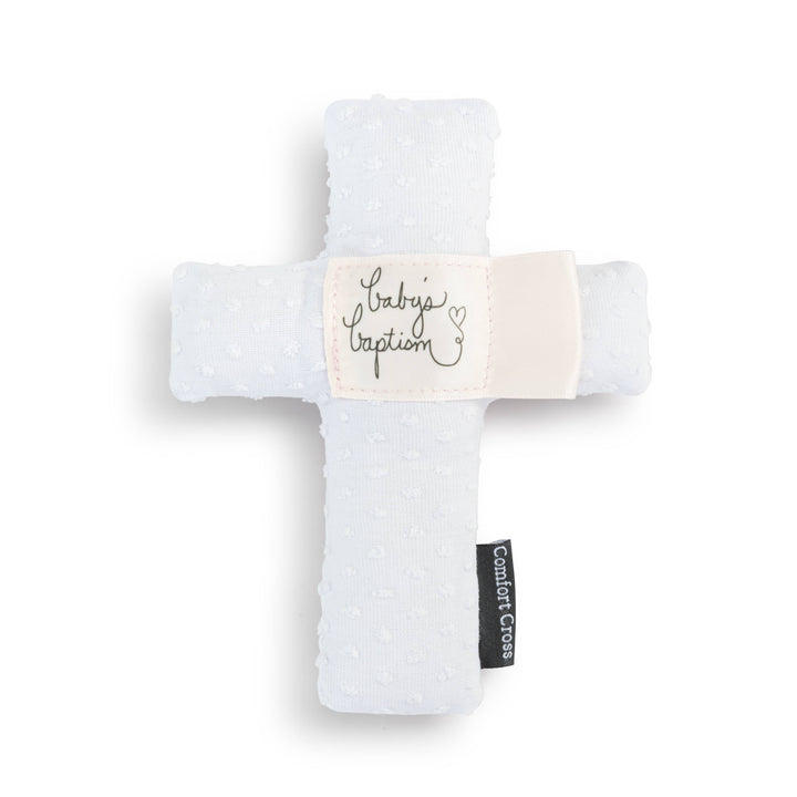Pink Baptism Plush Cross - 5x6in