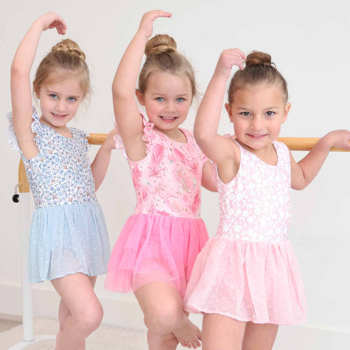 Triple Tiered Skirt Leotard - Caden Lane
