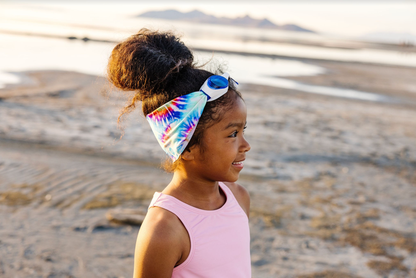 Tie Dye Swim Goggles